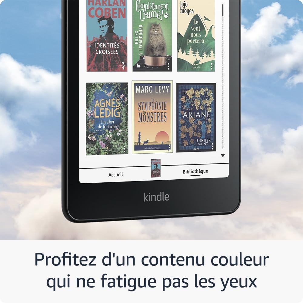 Amazon Kindle Colorsoft Signature Edition (Nouvelle génération) - Avec affichage couleur, éclairage avant à réglage automatique, charge sans fil et longue autonomie - 32 Go