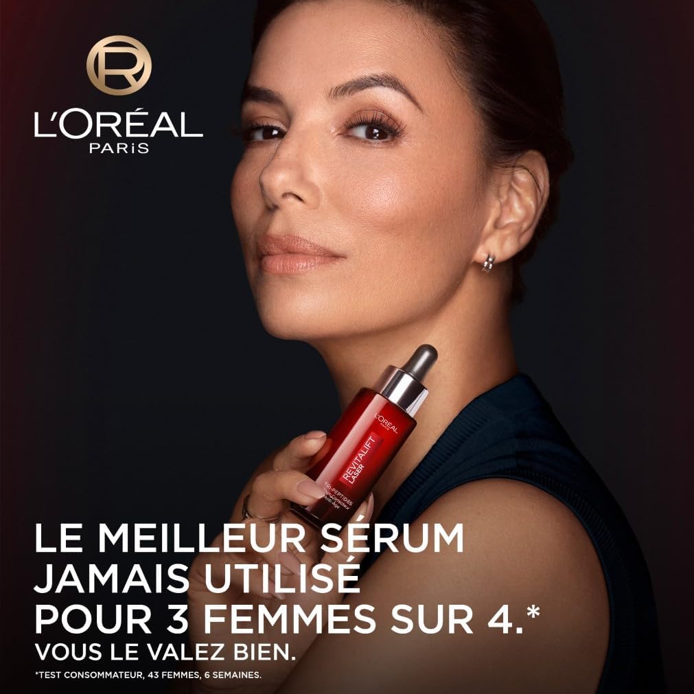 L'Oréal Paris Revitalift Laser X3 - Crème de Jour Anti-Âge FPS 25 - Acide Hyaluronique, Pro-Rétinol & Vitamine C - 50ml
