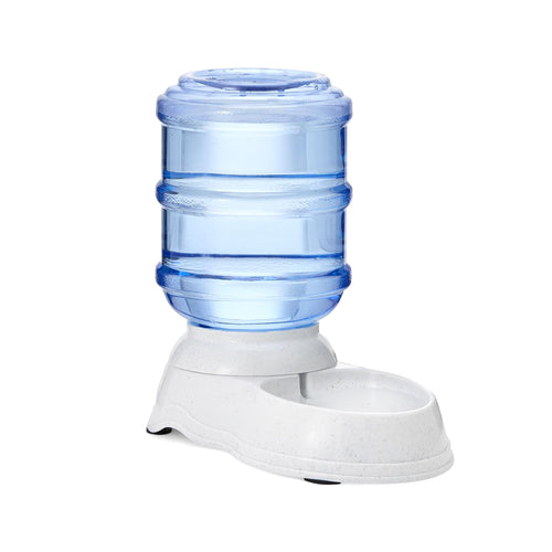 Amazon Basics Distributeur d'eau 1 gallons pour Chiens et chats, 3.8 litres, Petite taille, Transparent