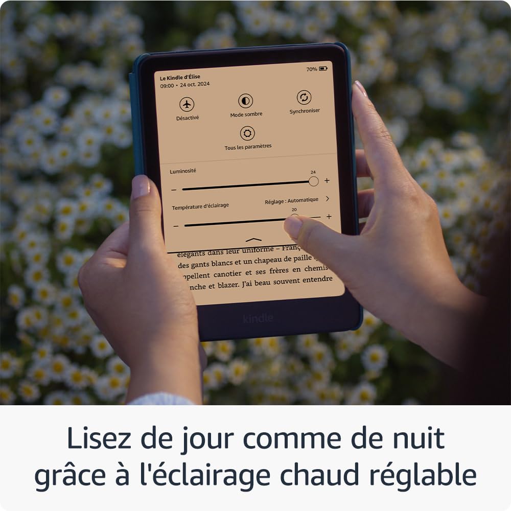 Amazon Kindle Paperwhite (Nouvelle génération) - Notre modèle le plus rapide avec un nouvel écran antireflets et une autonomie de plusieurs semaines - 16 Go - Sans publicités - Noir