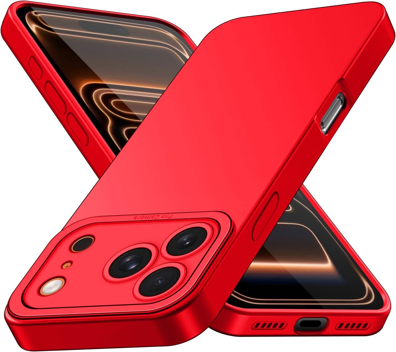 Tenphone Coque iPhone 15 (6,1") – TPU Souple Antichoc avec Protection Caméra