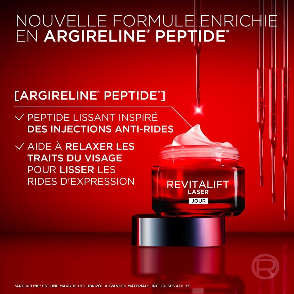 L'Oréal Paris Revitalift Laser X3 - Crème de Jour Anti-Âge FPS 25 - Acide Hyaluronique, Pro-Rétinol & Vitamine C - 50ml
