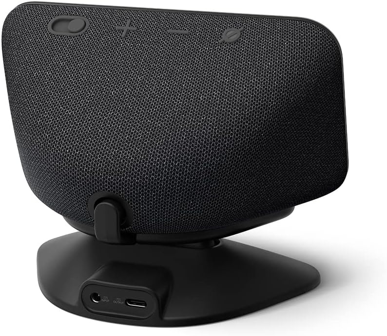 Support réglable avec port de charge USB-C pour Echo Show 5 (3e génération) | Anthracite