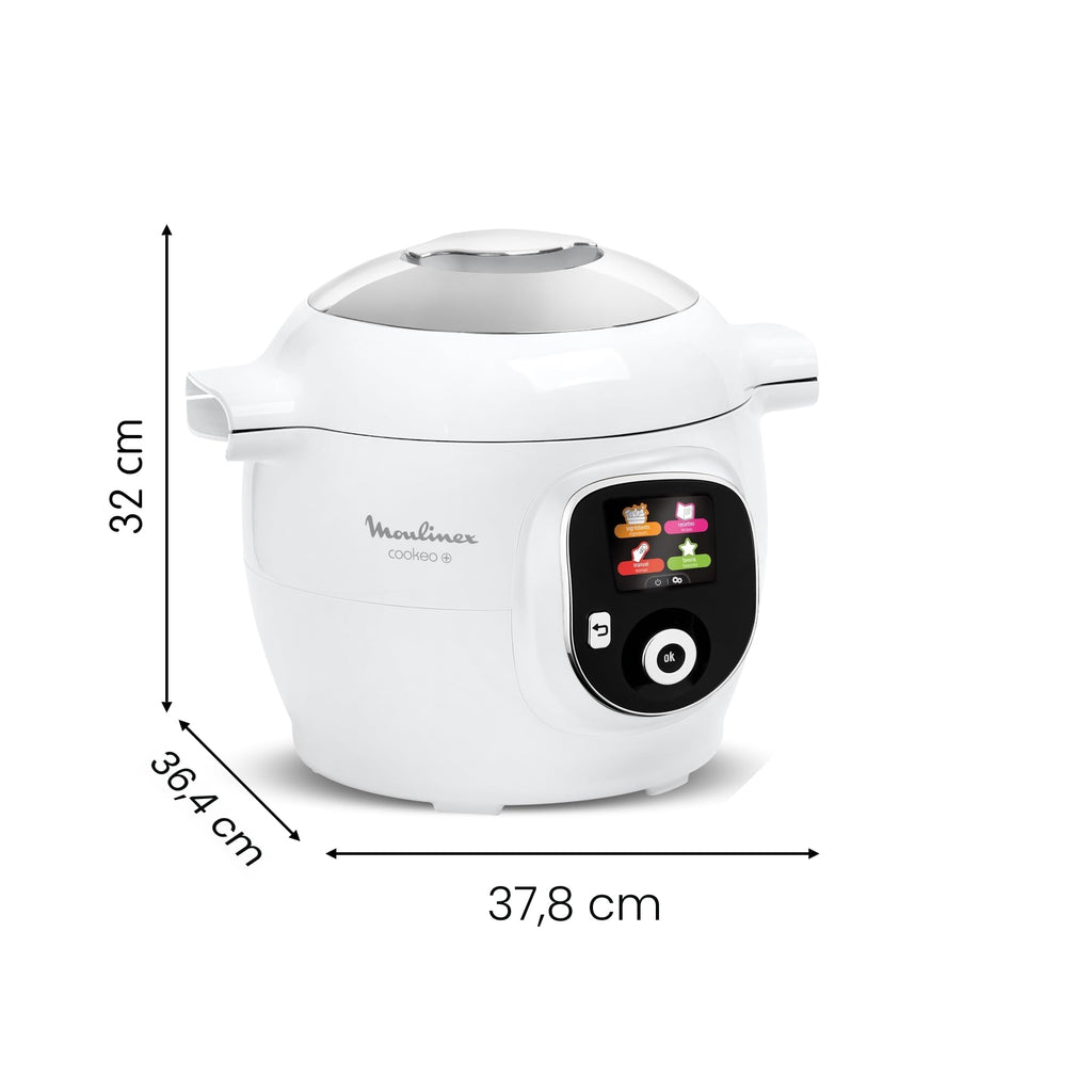 Moulinex Cookeo CE854110 – Multicuiseur Intelligent 6L, 80 Recettes, 1600W, Cuisson Sous Pression