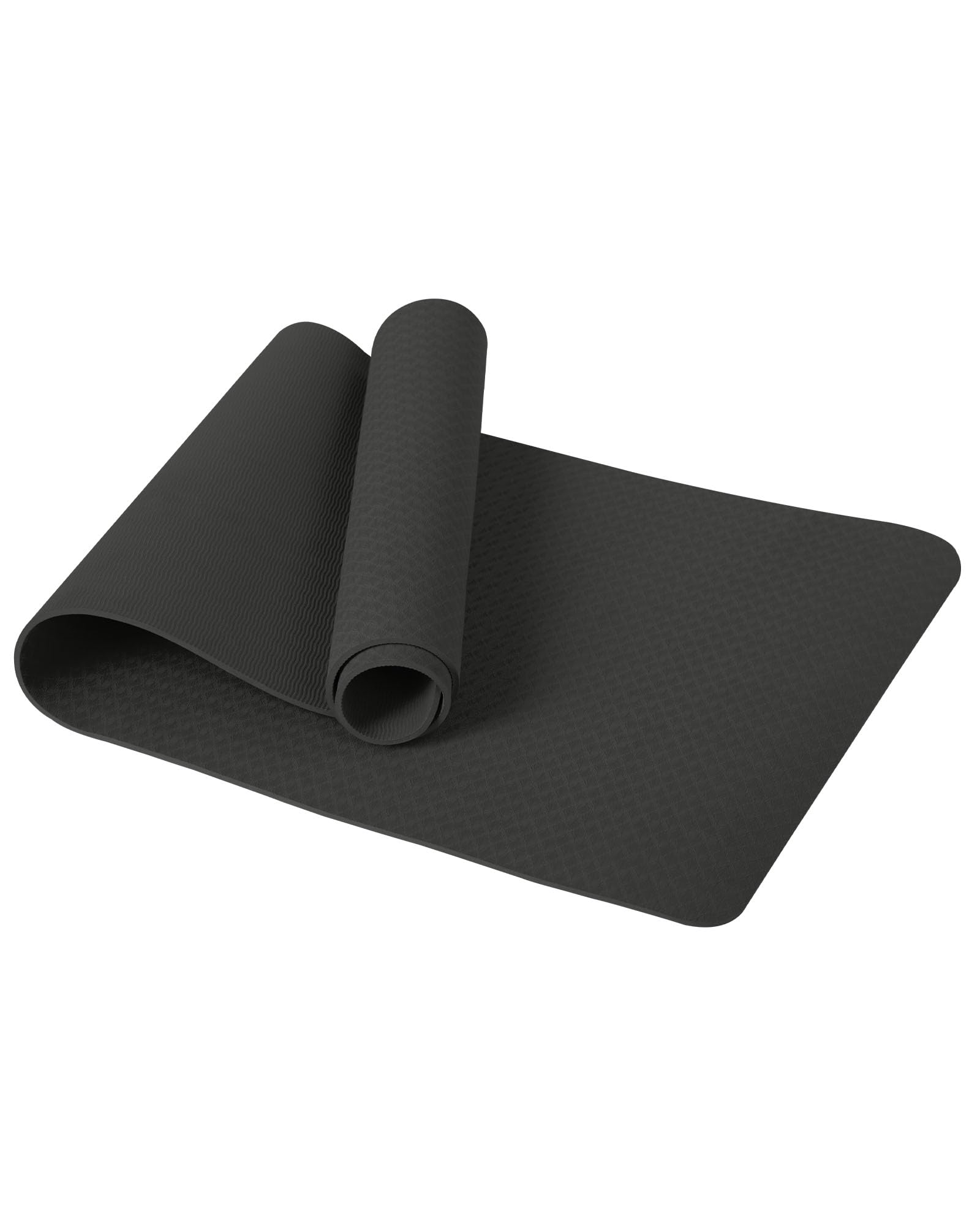 Good Nite Tapis de Yoga de Gymnastique de Exercice Fitness Tapis Fitness Antidérapant de Sport de Pilates avec Sangle de Transport 183 x 61 x 0,6 cm