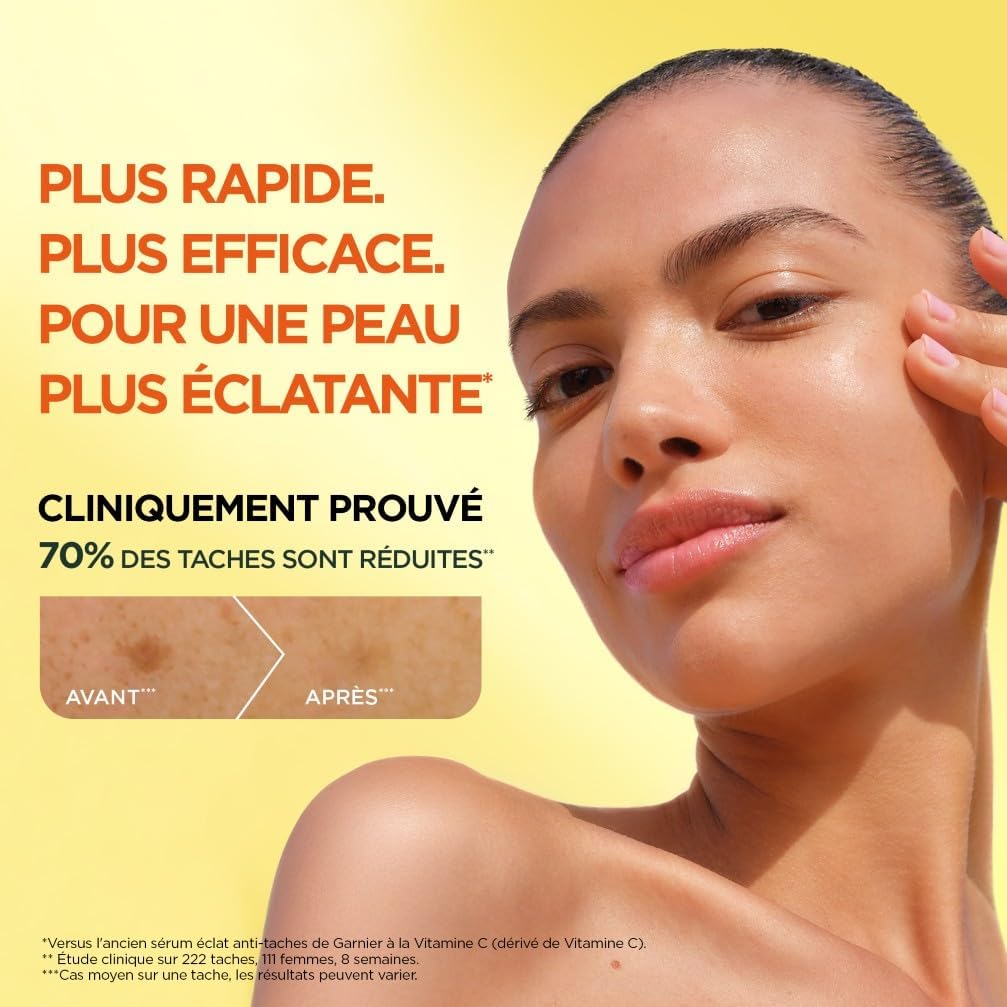 GARNIER SkinActive Vitamine C - Coffret Crème Sorbet Hydratante Fresh & Bright 85ml + Sérum Jour 30ml