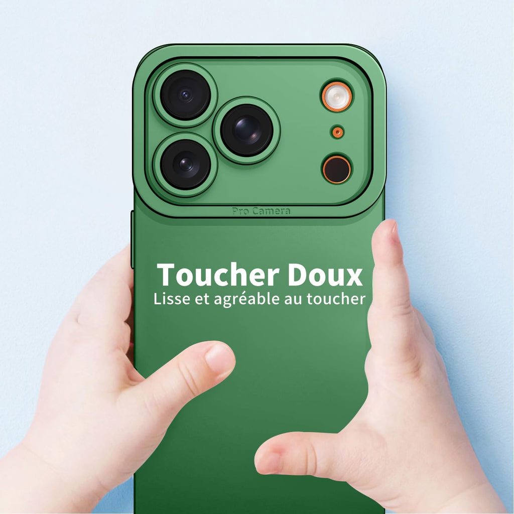 Tenphone Coque iPhone 15 (6,1") – TPU Souple Antichoc avec Protection Caméra