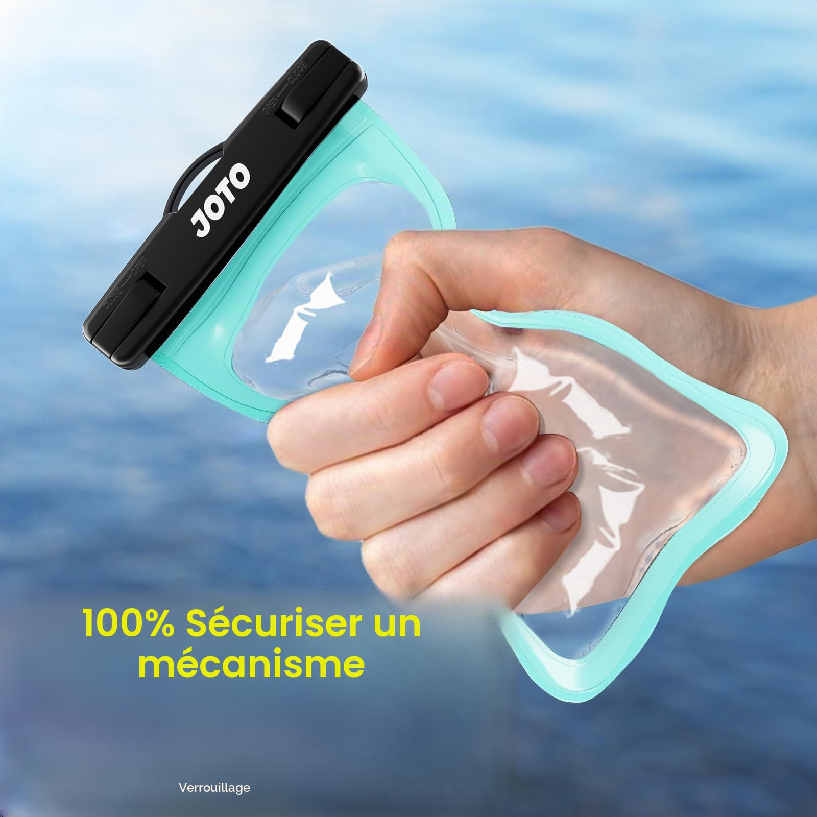 JOTO Pochette Étanche Smartphone IPX8 – Lot de 2, Compatible iPhone 17 à 11, Samsung Galaxy, Redmi, jusqu'à 7 Pouces