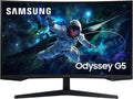 Samsung Odyssey G55C 32'' – Moniteur Gaming QHD 2560x1440, 165Hz, 1ms, Dalle VA Incurvée 1000R, HDR10, AMD FreeSync, DisplayPort & HDMI
