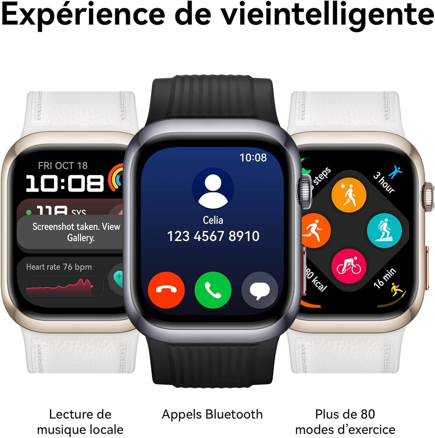 HUAWEI Watch D2 - Montre Connectée Santé - Tension Artérielle 24h, ECG, SpO2, Fréquence Cardiaque - iOS & Android