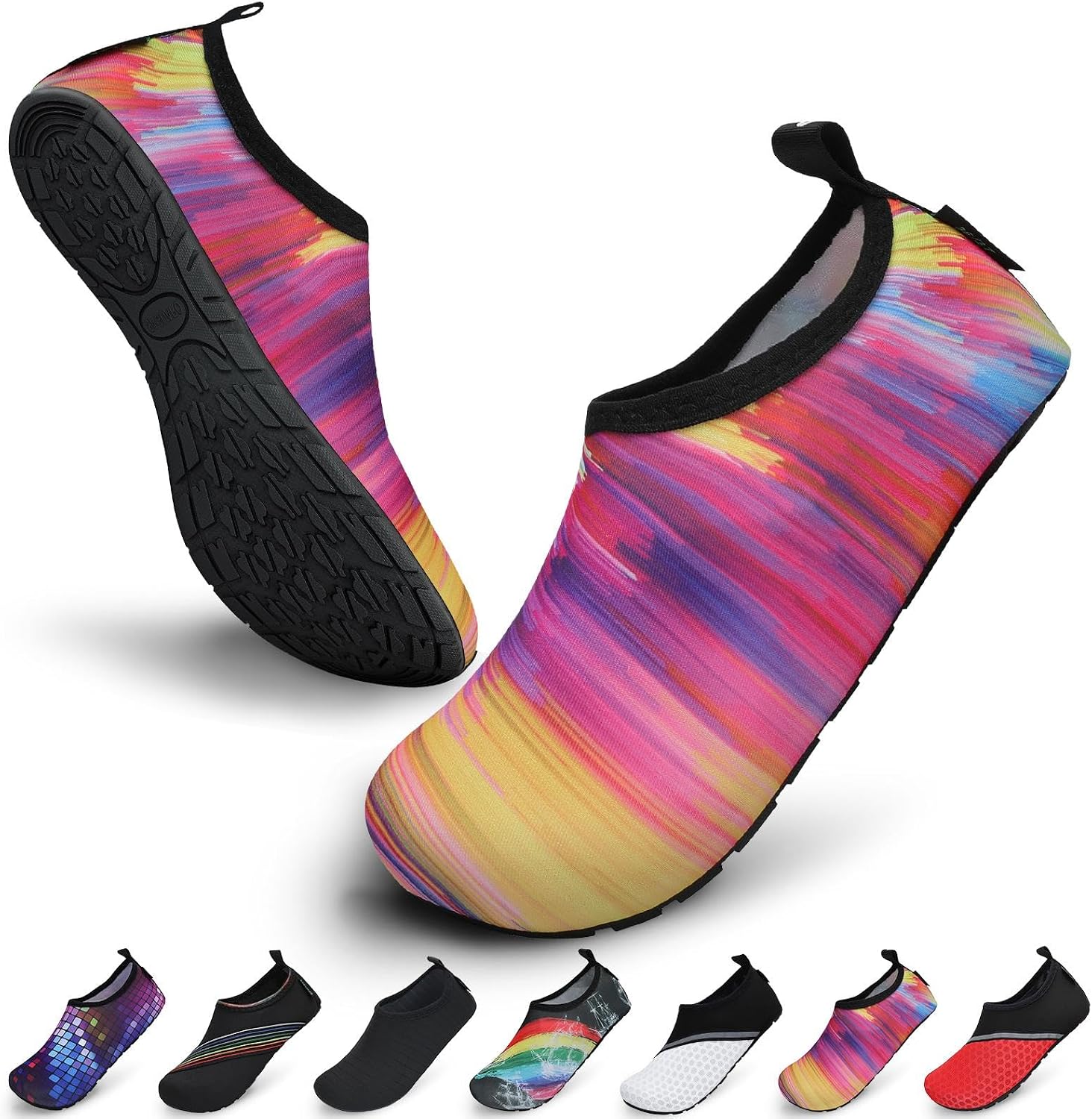SAGUARO Chaussures Aquatiques Mixte – Séchage Rapide, Antidérapantes, Respirantes, Tailles 36 à 47 EU