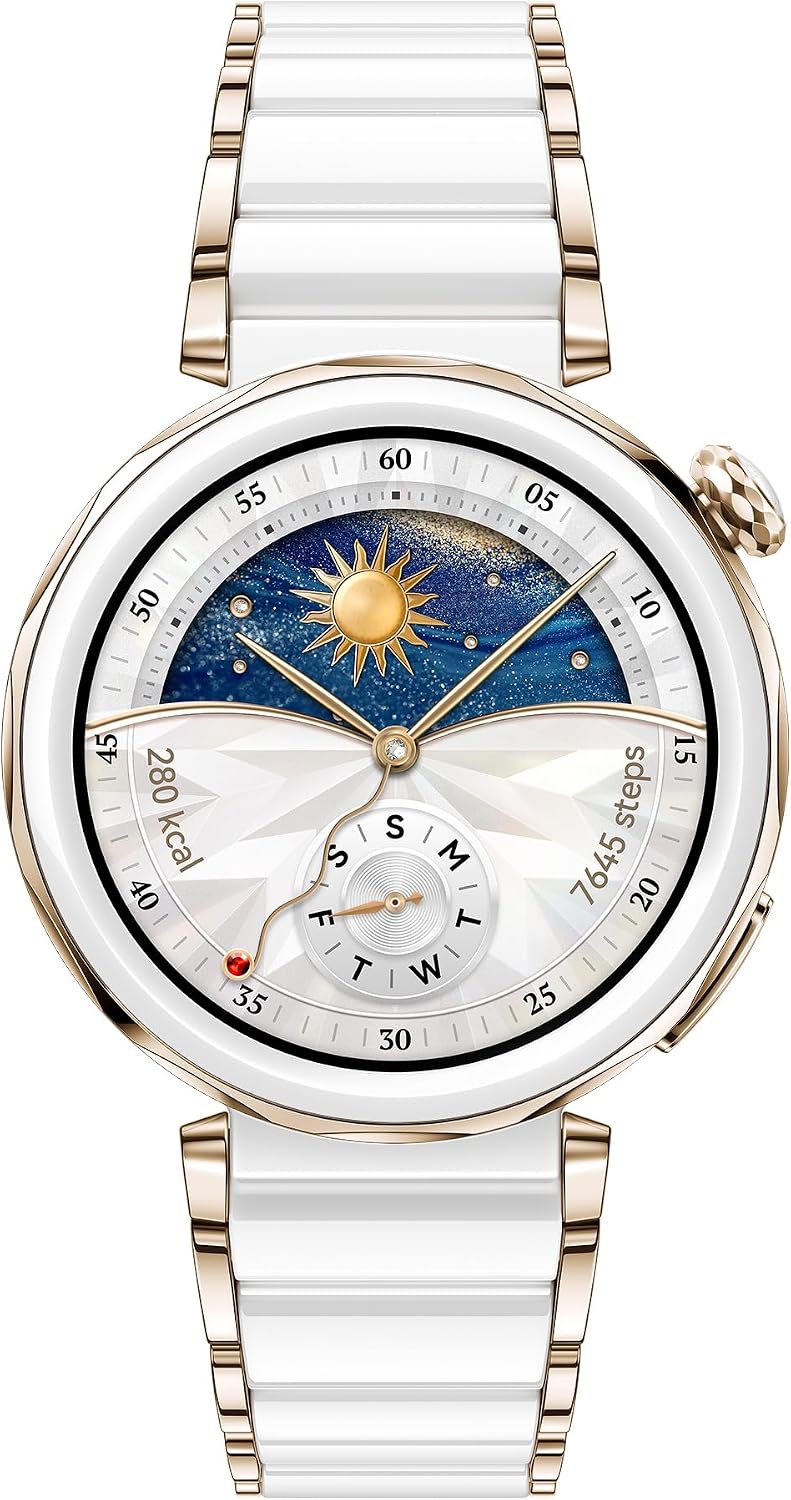 HUAWEI Watch GT 5 41mm Montre Connectée, Design aux Lignes épurées, Nouvelle expérience de Course à Pieds et de Cyclisme, Suivi de la santé, Jusqu'à 7 Jours d'autonomie, iOS & Android, Or