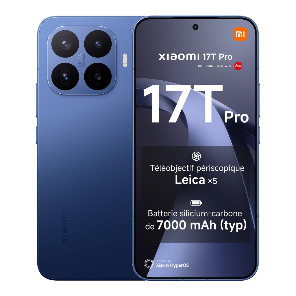 Xiaomi 17T Pro – Smartphone 12+1024 Go, écran 6,83" 144Hz, Batterie 7000mAh, Téléobjectif Leica x5, HyperCharge 100W