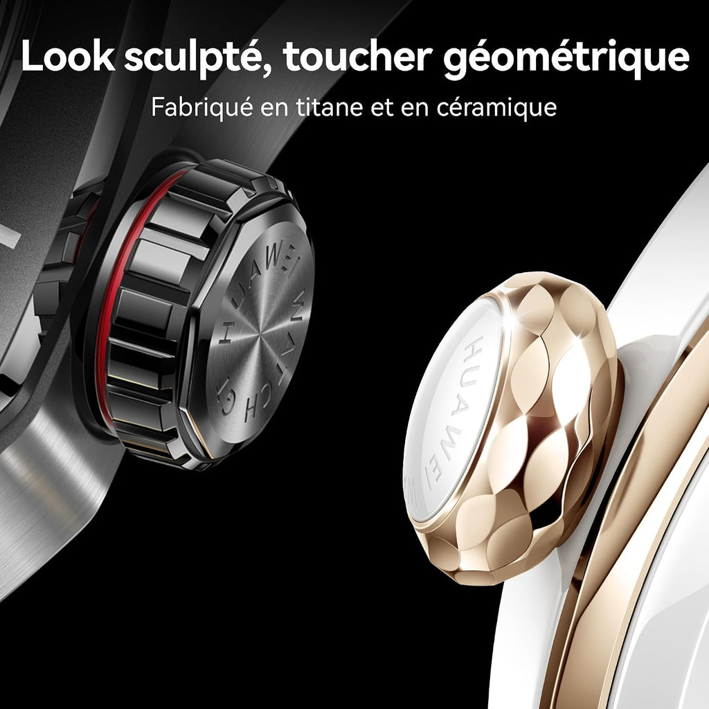 HUAWEI Watch GT 5 41mm Montre Connectée, Design aux Lignes épurées, Nouvelle expérience de Course à Pieds et de Cyclisme, Suivi de la santé, Jusqu'à 7 Jours d'autonomie, iOS & Android, Or