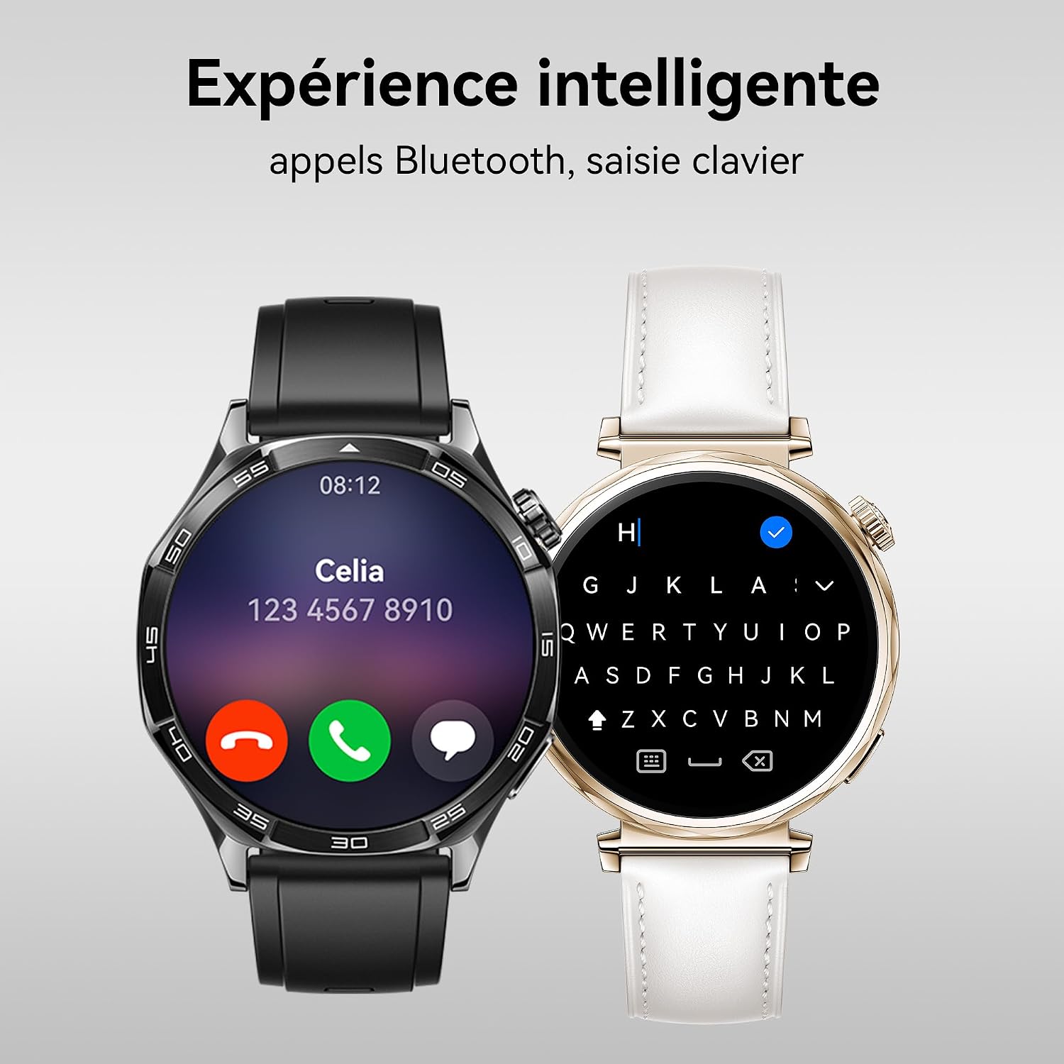 HUAWEI Watch GT 5 41mm Montre Connectée, Design aux Lignes épurées, Nouvelle expérience de Course à Pieds et de Cyclisme, Suivi de la santé, Jusqu'à 7 Jours d'autonomie, iOS & Android, Or