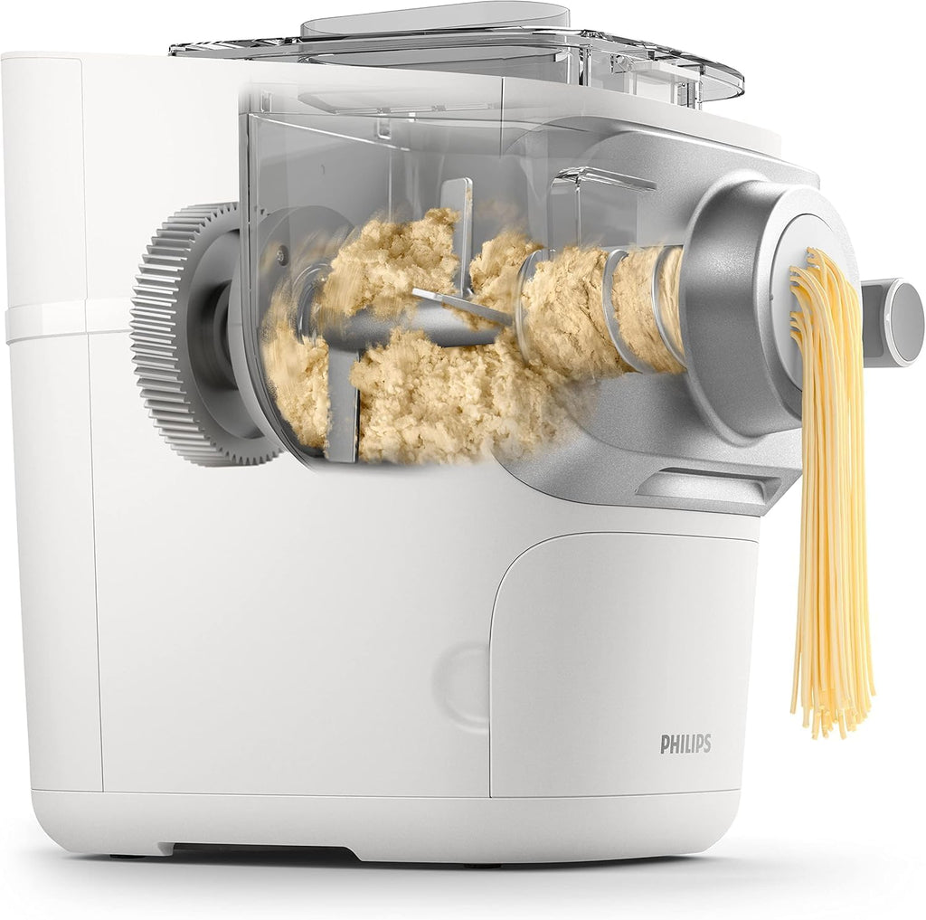 Philips Machine à Pâtes Série 7000 HR2665/93 – ProExtrude, Pesée Automatique, 8 Formes, 8 Portions