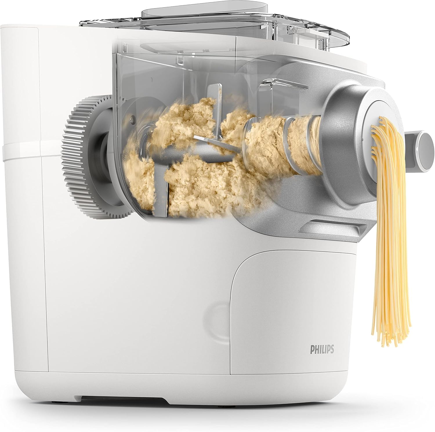 Philips Machine à Pâtes Série 7000 HR2665/93 – ProExtrude, Pesée Automatique, 8 Formes, 8 Portions