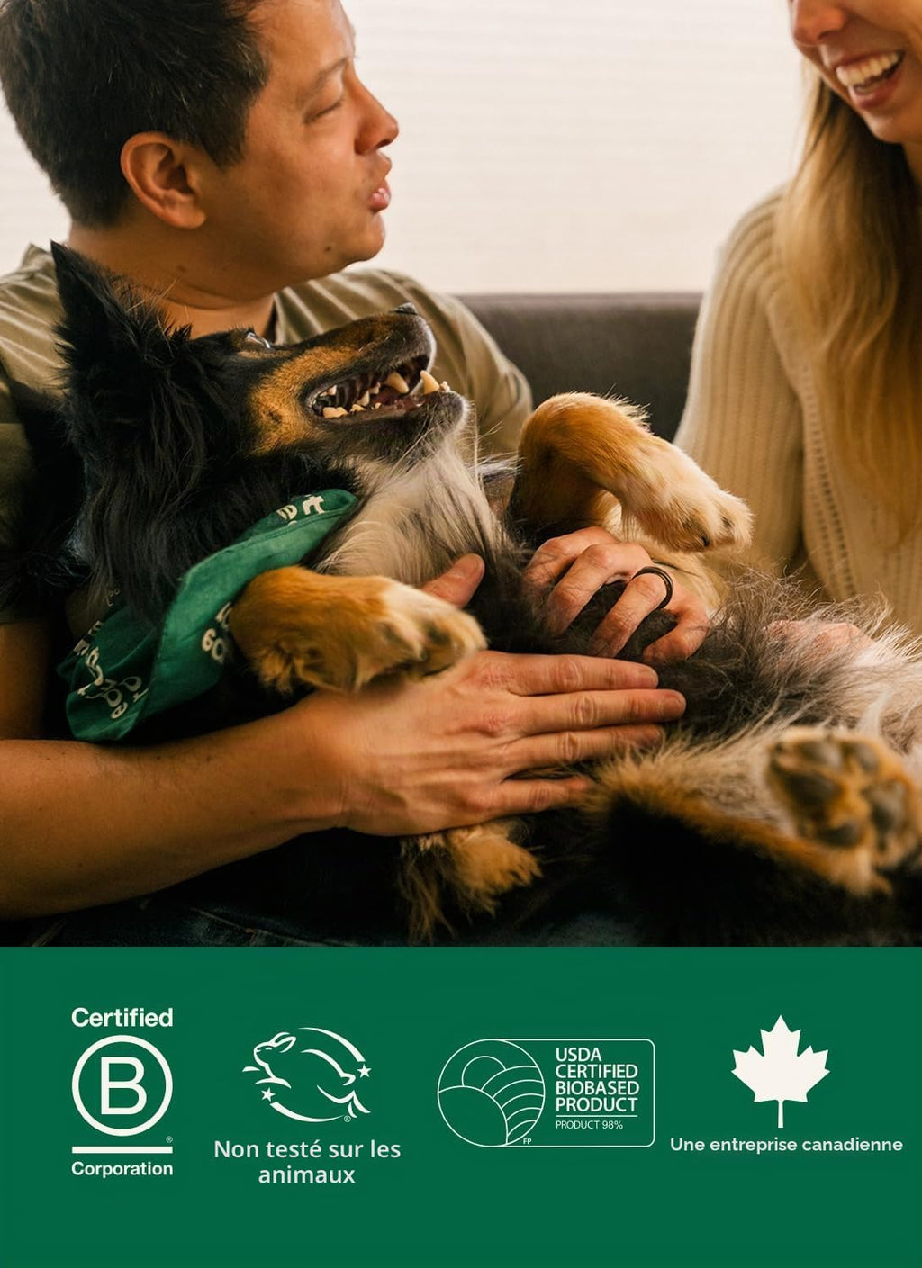 Earth Rated Lingettes hypoallergéniques pour Chiens, nettoyantes et Anti-odeurs, pour Pattes, Corps et arrière-Train, parfaites pour Chiots et Chiens Adultes, sans Parfum, 100 lingettes