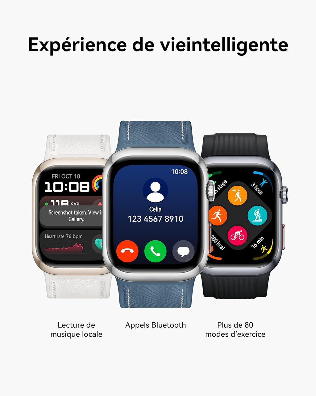 HUAWEI Watch D2 - Montre Connectée Santé - Tension Artérielle 24h, ECG, SpO2, Fréquence Cardiaque - iOS & Android