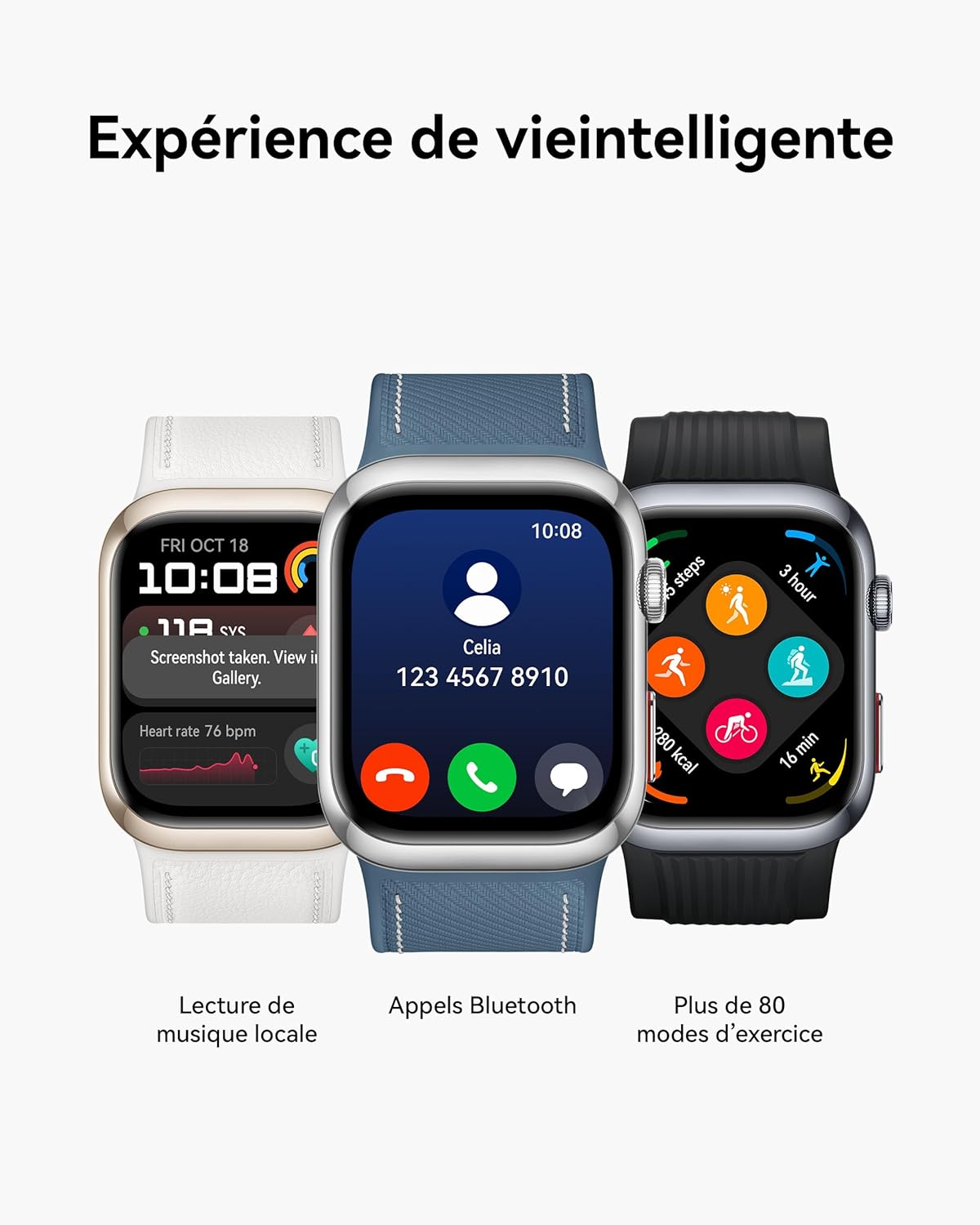 HUAWEI Watch D2 - Montre Connectée Santé - Tension Artérielle 24h, ECG, SpO2, Fréquence Cardiaque - iOS & Android