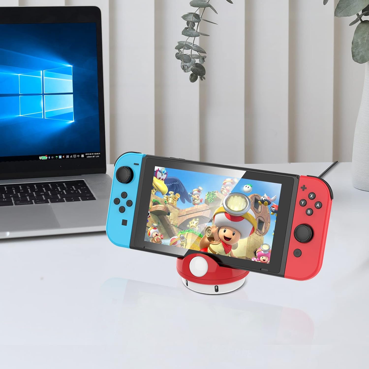 HEIYING Station d'accueil pour Nintendo Switch 2/Lite/OLED, Support d'accueil Portative avec Port de Type C pour Charger la Console