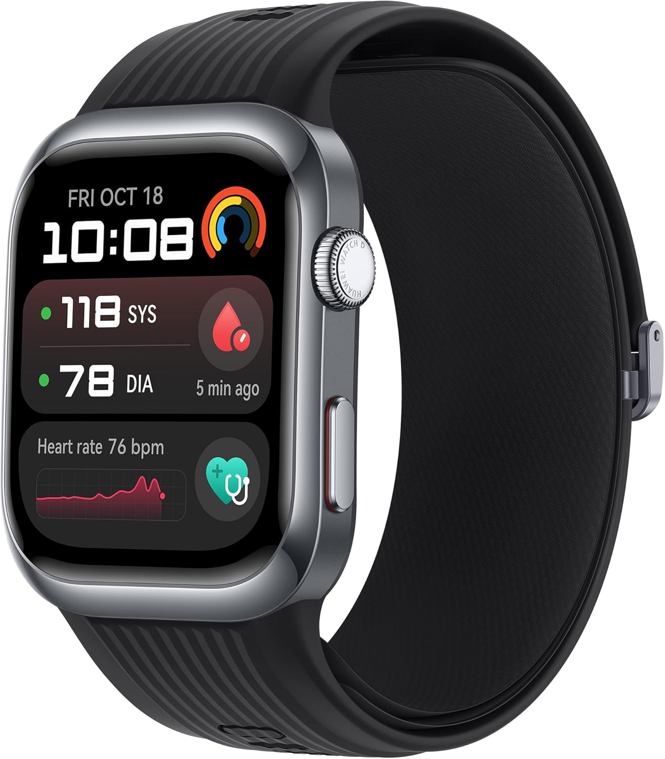 HUAWEI Watch D2 - Montre Connectée Santé - Tension Artérielle 24h, ECG, SpO2, Fréquence Cardiaque - iOS & Android