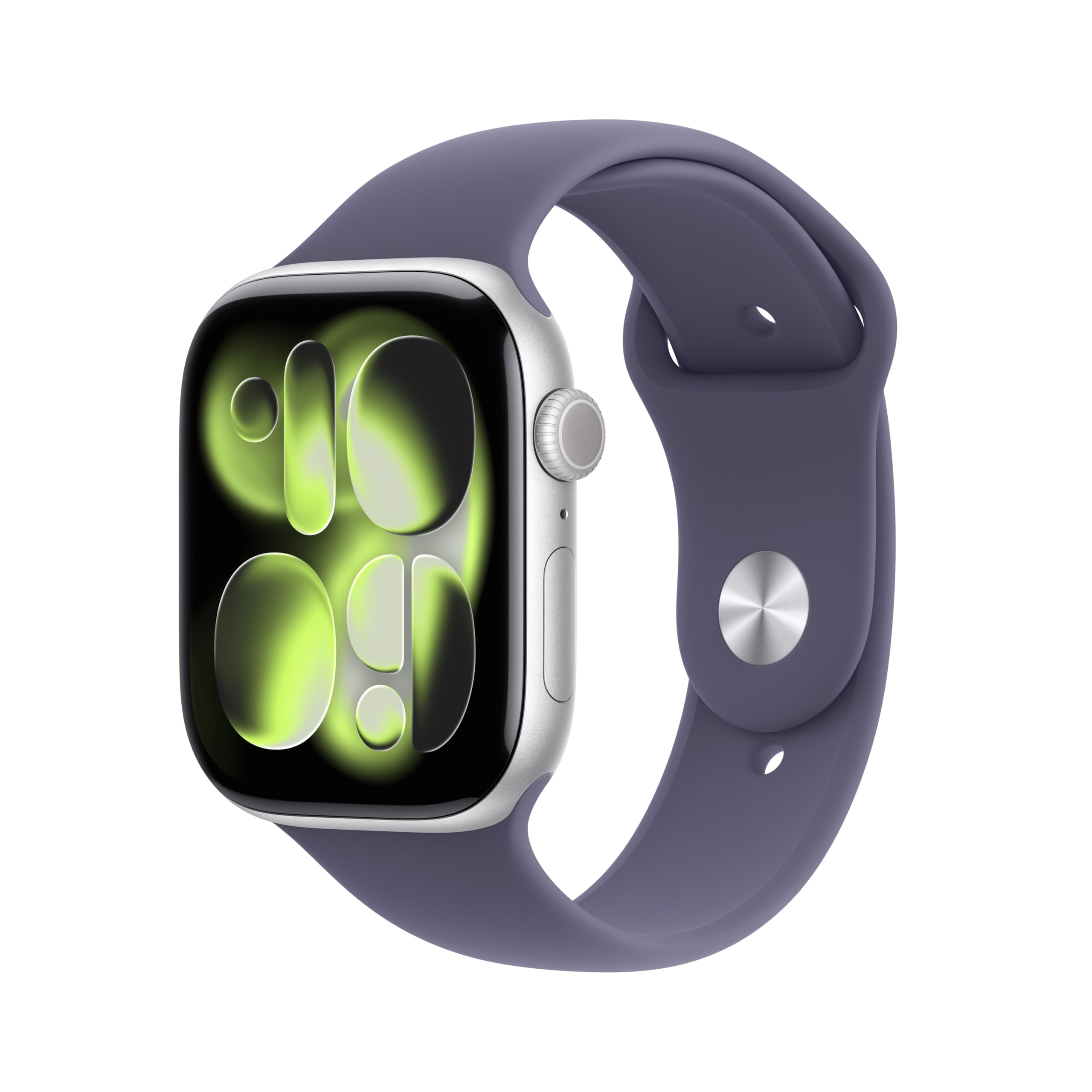 Apple Watch Series 11 GPS + Cellular 46 mm – Boîtier Gris sidéral, Bracelet Sport Noir