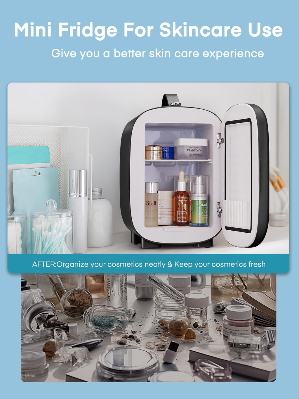 FOHERE Mini Frigo de Chambre 5L