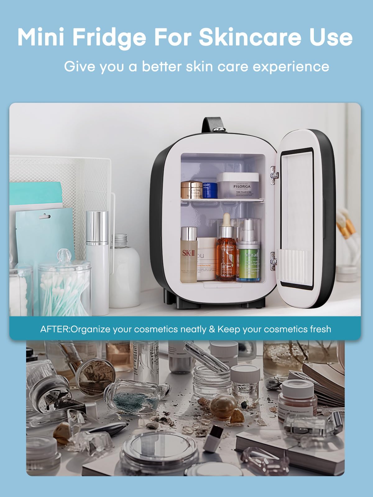 FOHERE Mini Frigo de Chambre 5L