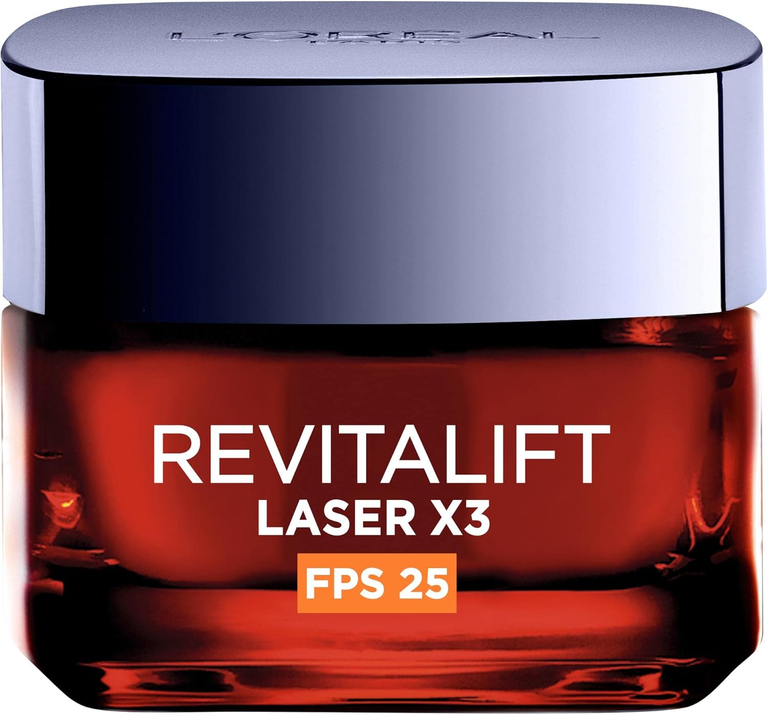 L'Oréal Paris Revitalift Laser X3 - Crème de Jour Anti-Âge FPS 25 - Acide Hyaluronique, Pro-Rétinol & Vitamine C - 50ml
