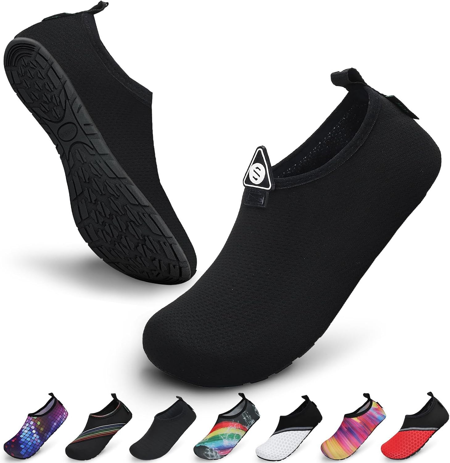 SAGUARO Chaussures Aquatiques Mixte – Séchage Rapide, Antidérapantes, Respirantes, Tailles 36 à 47 EU