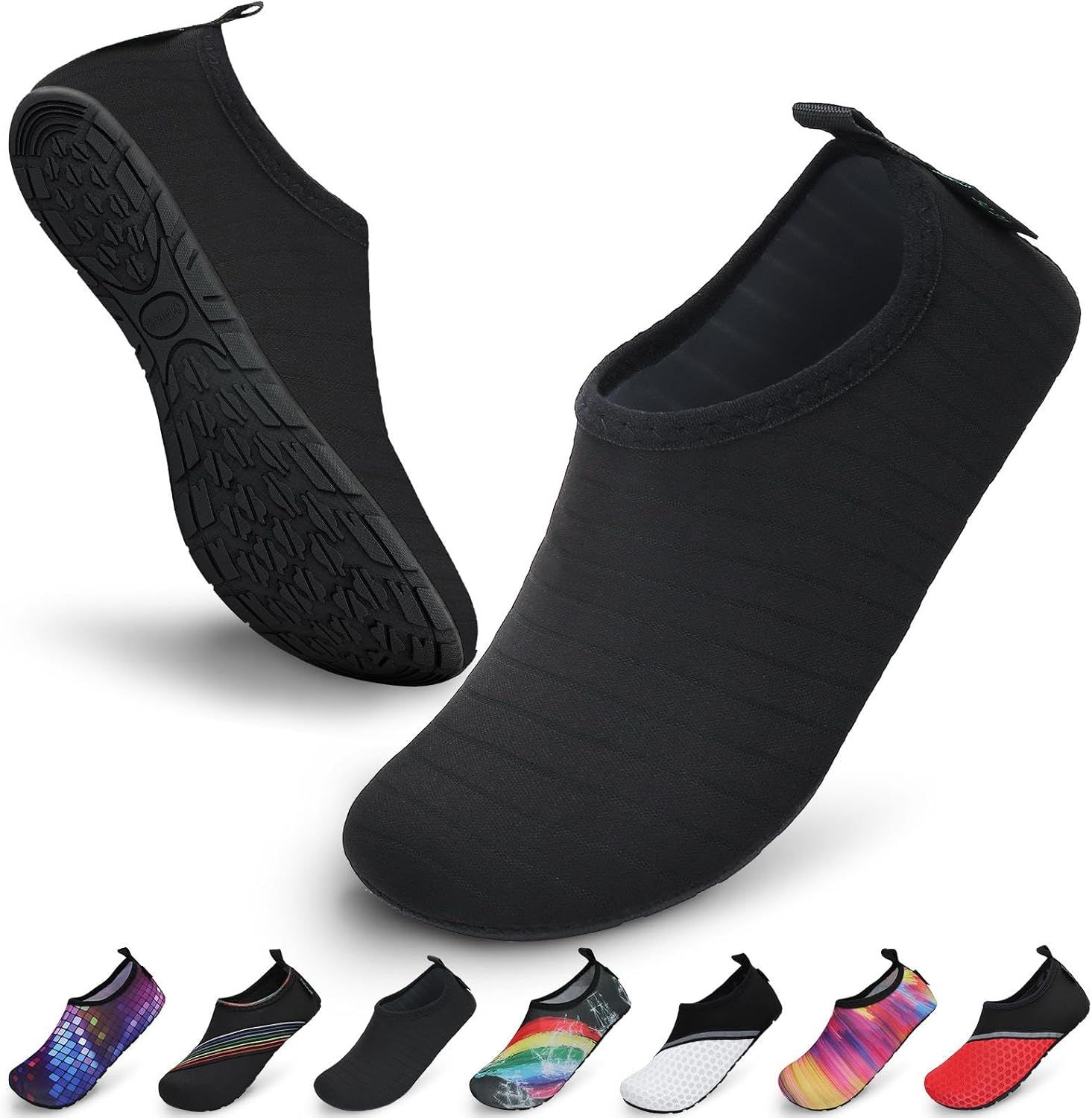 SAGUARO Chaussures Aquatiques Mixte – Séchage Rapide, Antidérapantes, Respirantes, Tailles 36 à 47 EU