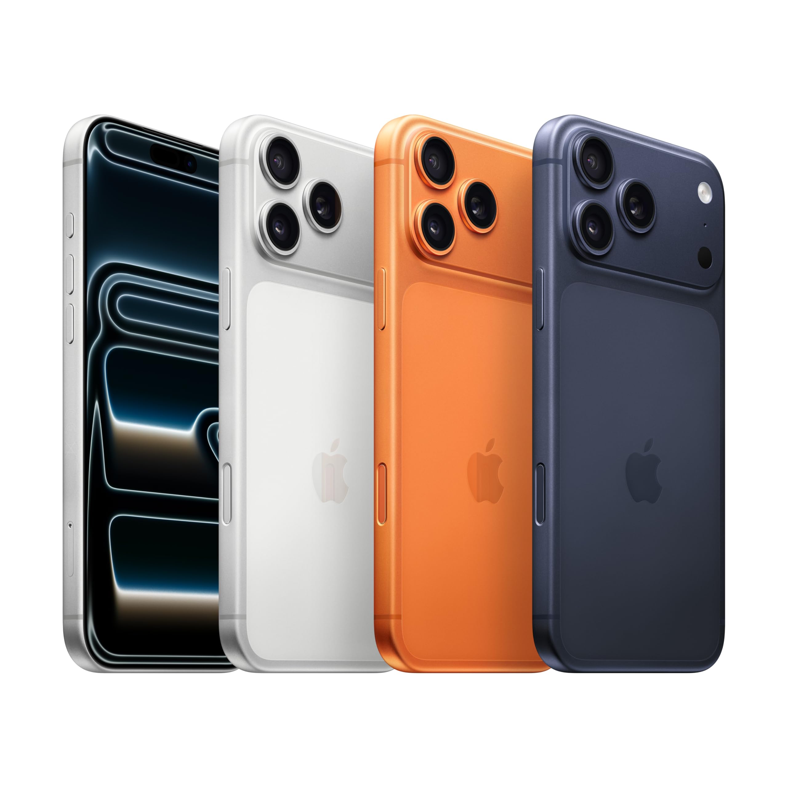 Apple iPhone 17 Pro Max 256 Go : Écran 6,9 Pouces, Puce A19 Pro, Autonomie Record sur iPhone, Système caméra Pro Fusion, Caméra Avant Center Stage ; Argent