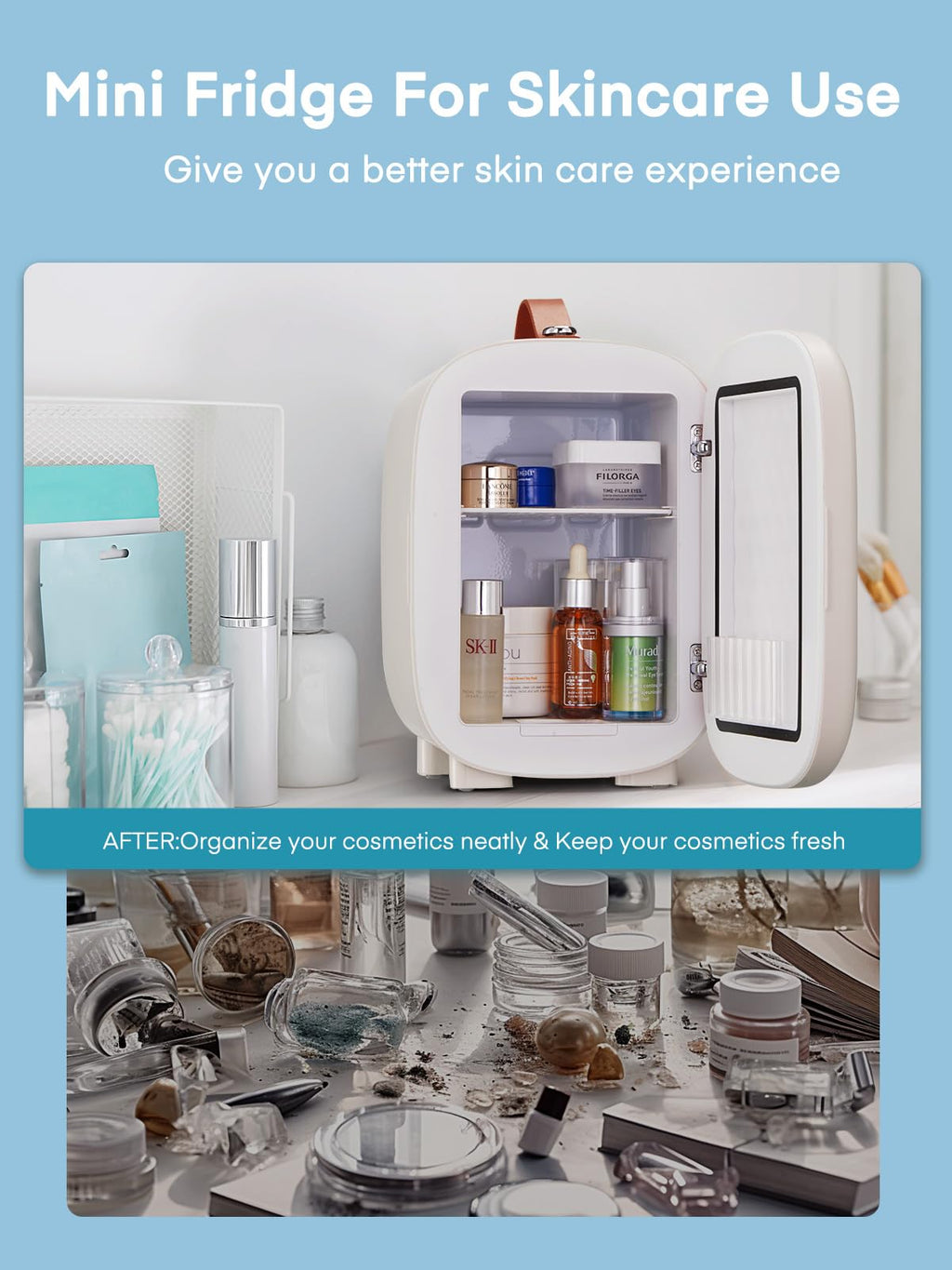 FOHERE Mini Frigo de Chambre 5L