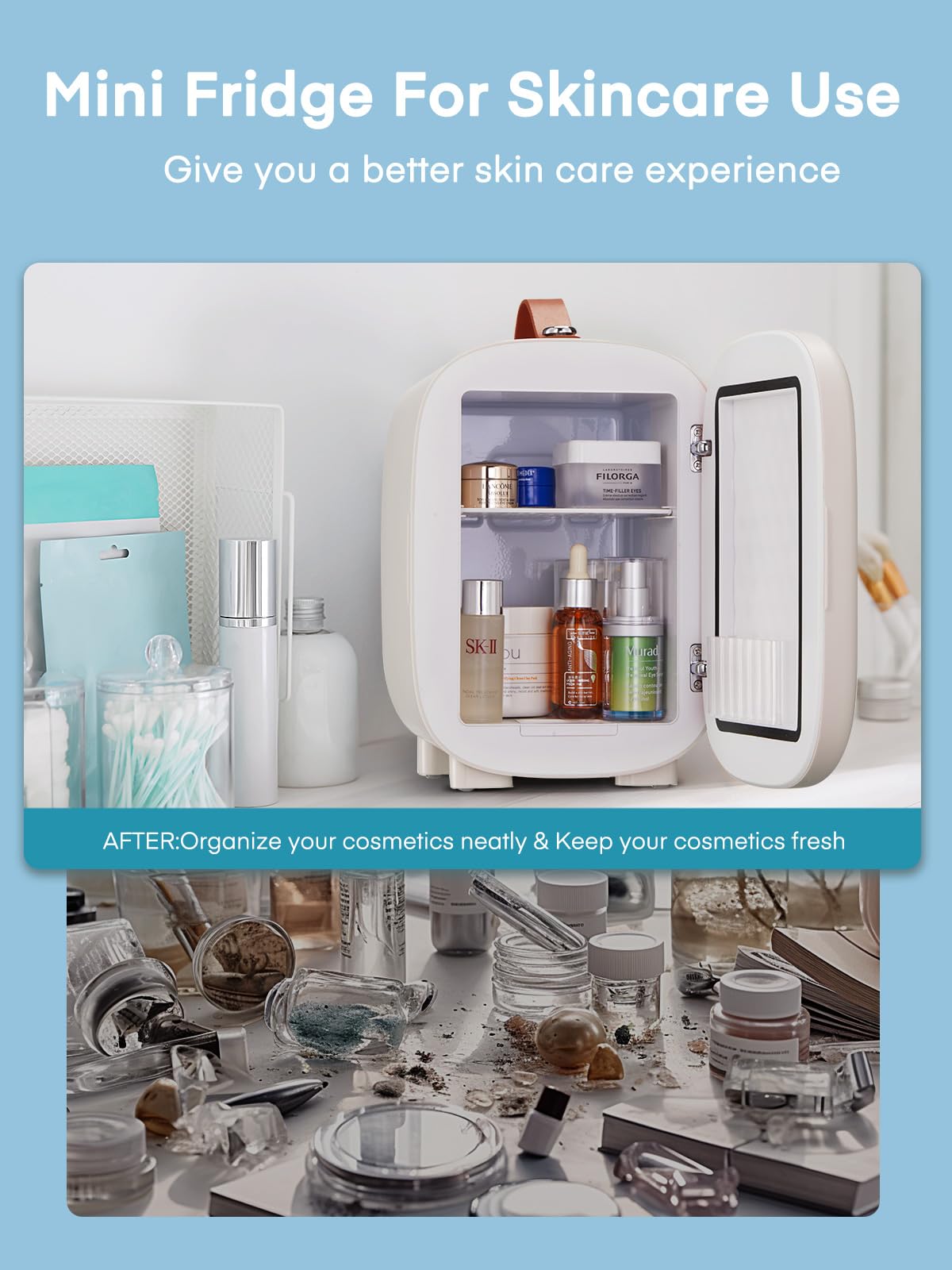 FOHERE Mini Frigo de Chambre 5L