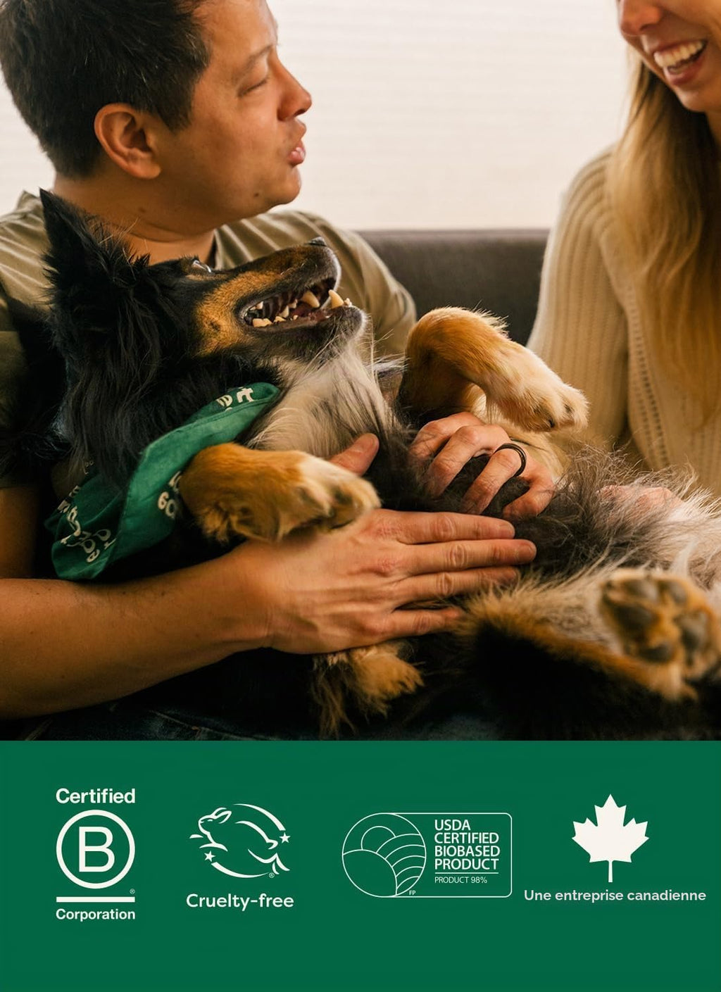 Earth Rated Lingettes hypoallergéniques pour Chiens, nettoyantes et Anti-odeurs, pour Pattes, Corps et arrière-Train, parfaites pour Chiots et Chiens Adultes, sans Parfum, 100 lingettes