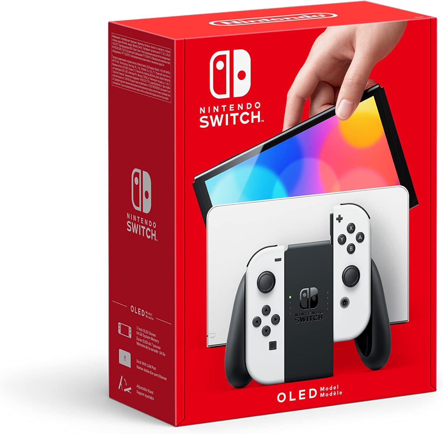 Nintendo Switch OLED Blanche – Console Portable 7 pouces 64 Go