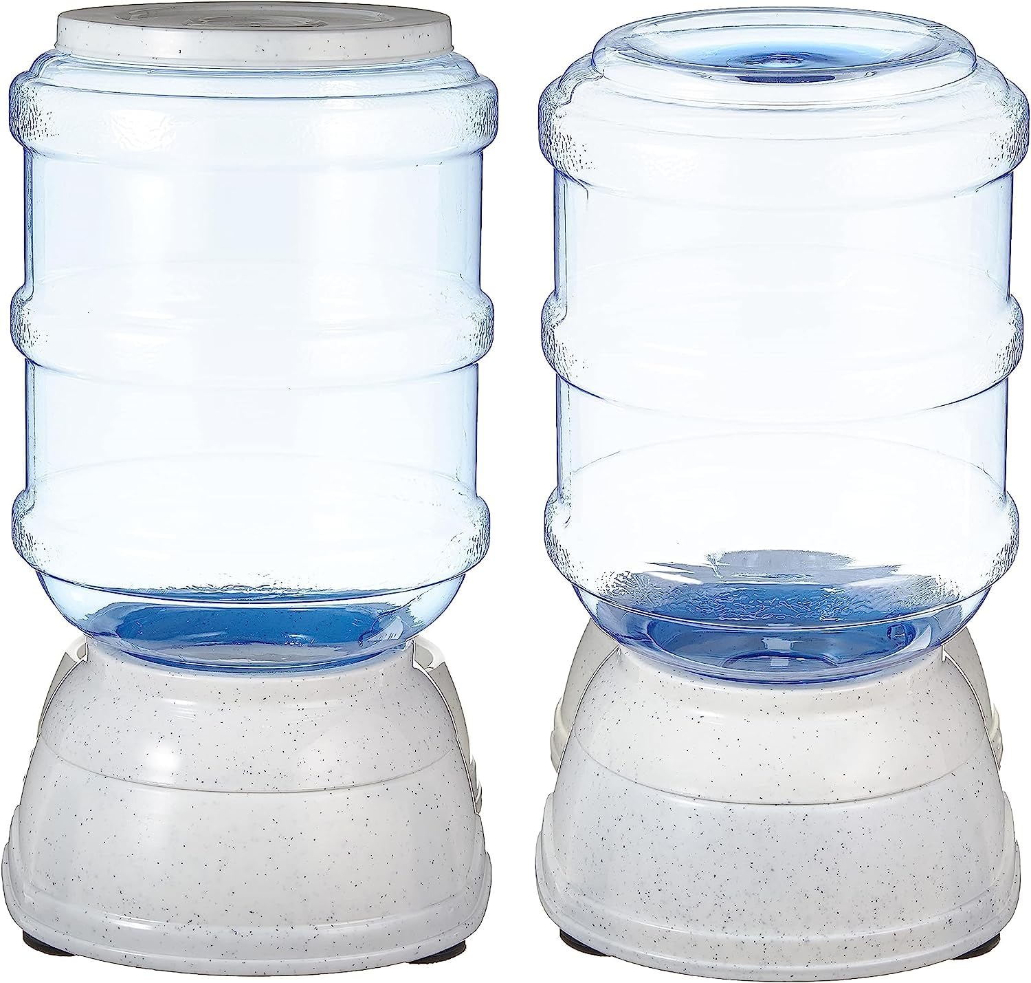 Amazon Basics Distributeur d'eau 1 gallons pour Chiens et chats, 3.8 litres, Petite taille, Transparent