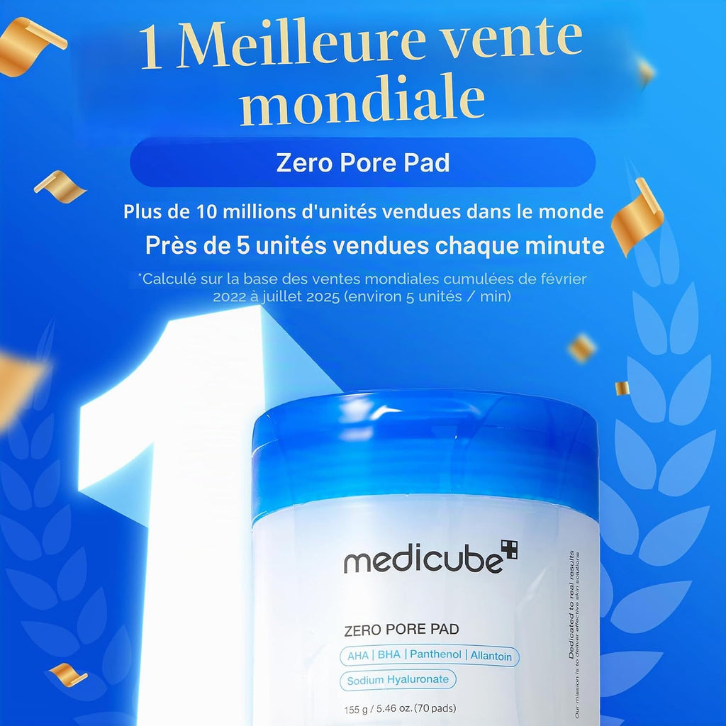medicube Zero Pore Pad 2.0 Pads Exfoliants Soin des Pores