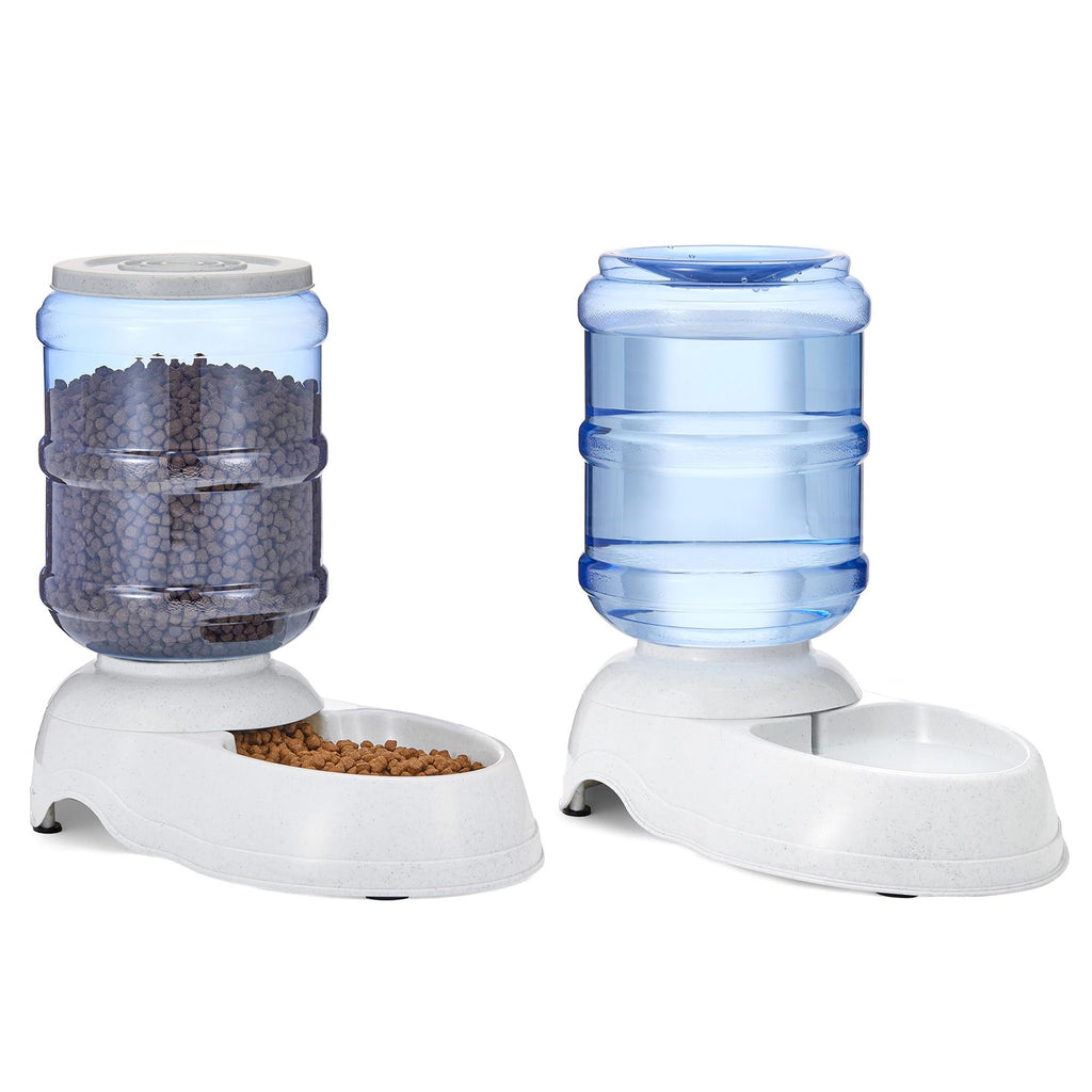 Amazon Basics Distributeur d'eau 1 gallons pour Chiens et chats, 3.8 litres, Petite taille, Transparent