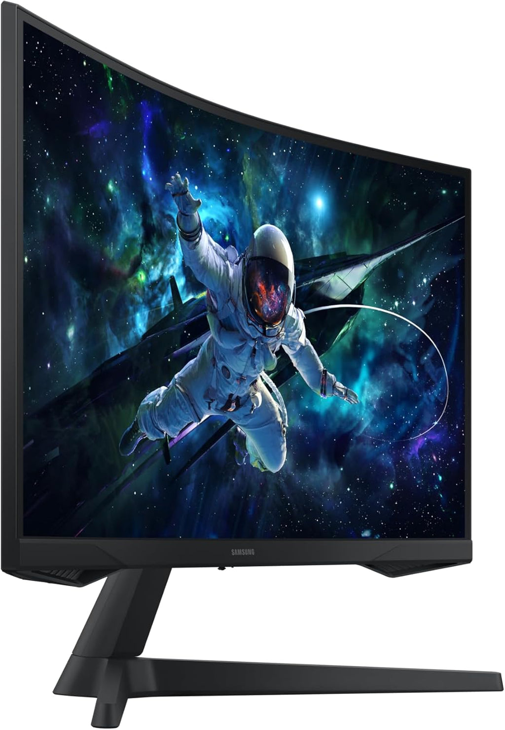 Samsung Odyssey G55C 32'' – Moniteur Gaming QHD 2560x1440, 165Hz, 1ms, Dalle VA Incurvée 1000R, HDR10, AMD FreeSync, DisplayPort & HDMI