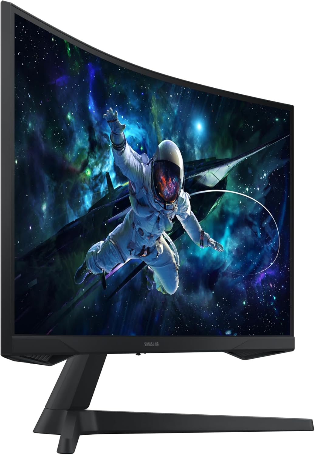 Samsung Odyssey G55C 32'' – Moniteur Gaming QHD 2560x1440, 165Hz, 1ms, Dalle VA Incurvée 1000R, HDR10, AMD FreeSync, DisplayPort & HDMI