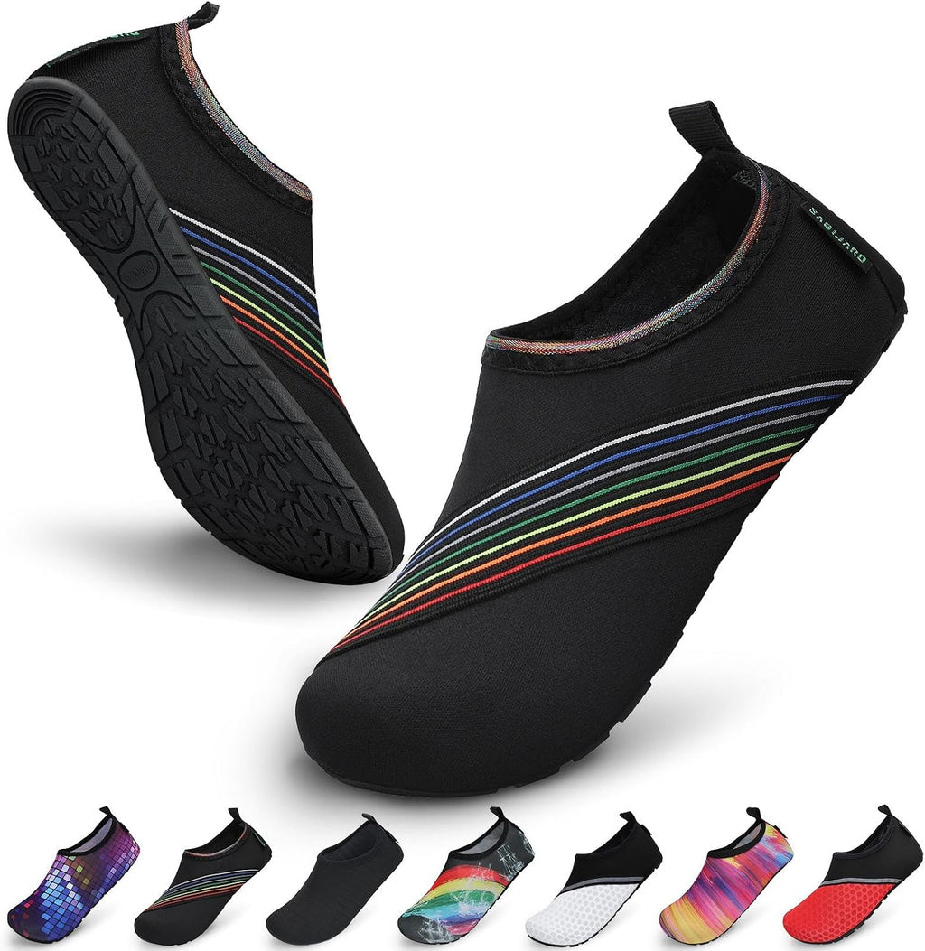 SAGUARO Chaussures Aquatiques Mixte – Séchage Rapide, Antidérapantes, Respirantes, Tailles 36 à 47 EU