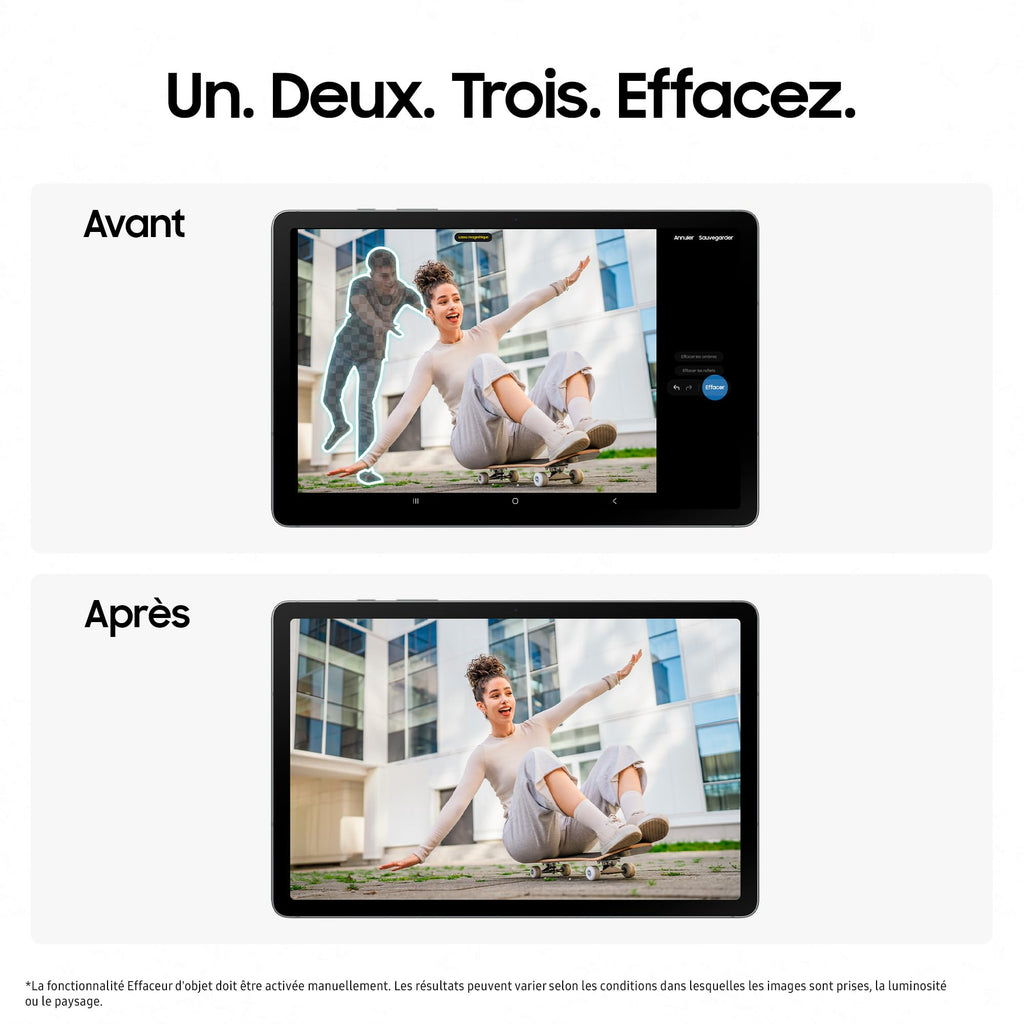 Samsung Galaxy Tab S10 Lite 10.9'' Wi-Fi – 128 Go, S Pen Inclus, Chargeur 25W, Android 15, Gris | Version FR