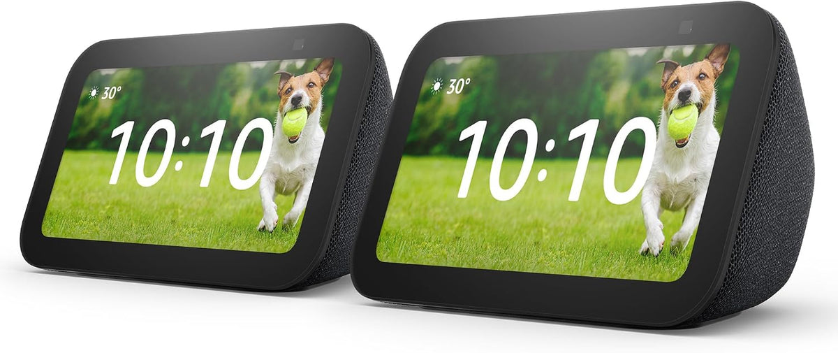 Echo Show 5 (Nouvelle génération) | Écran tactile connecté compact pour le contrôle de votre maison connectée et bien plus | Anthracite, avec accès anticipé à Alexa+