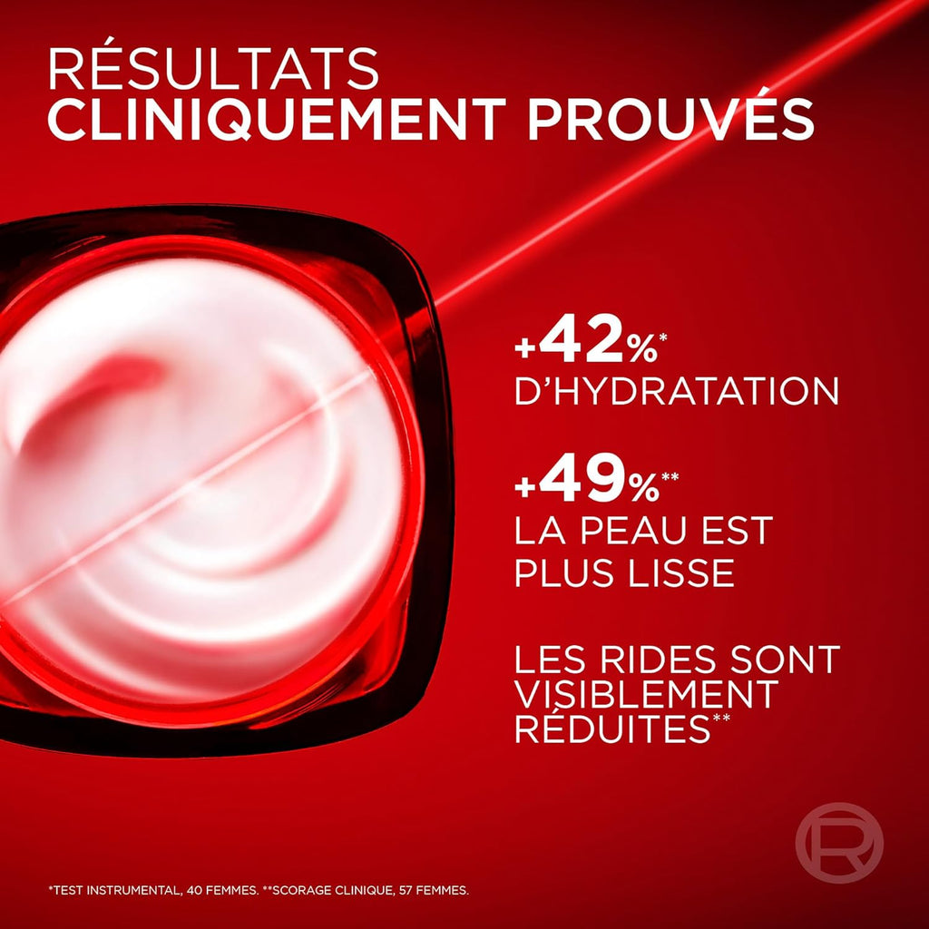 L'Oréal Paris Revitalift Laser X3 - Crème de Jour Anti-Âge FPS 25 - Acide Hyaluronique, Pro-Rétinol & Vitamine C - 50ml