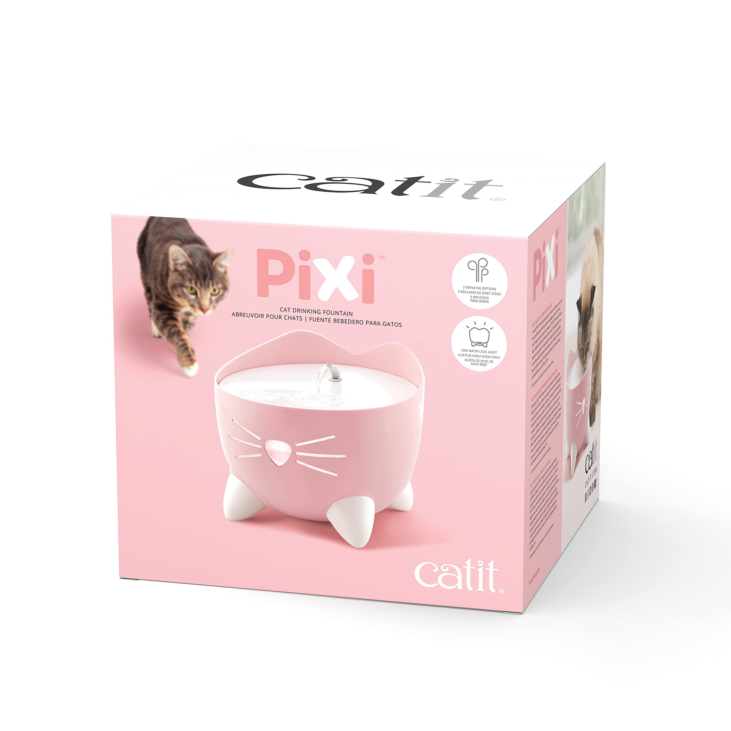 Catit Pixi Fontaine à Eau pour Chat 2,5 L Blanc