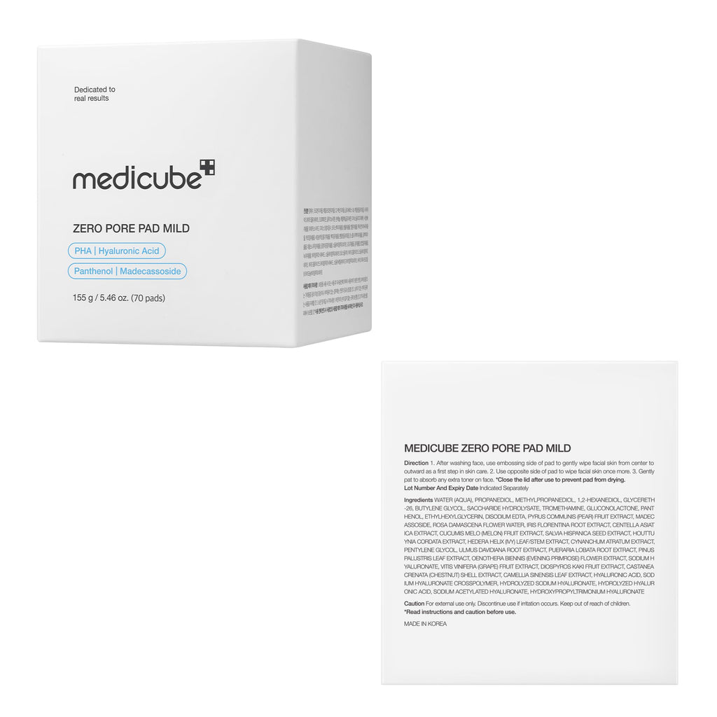 medicube Zero Pore Pad 2.0 Pads Exfoliants Soin des Pores