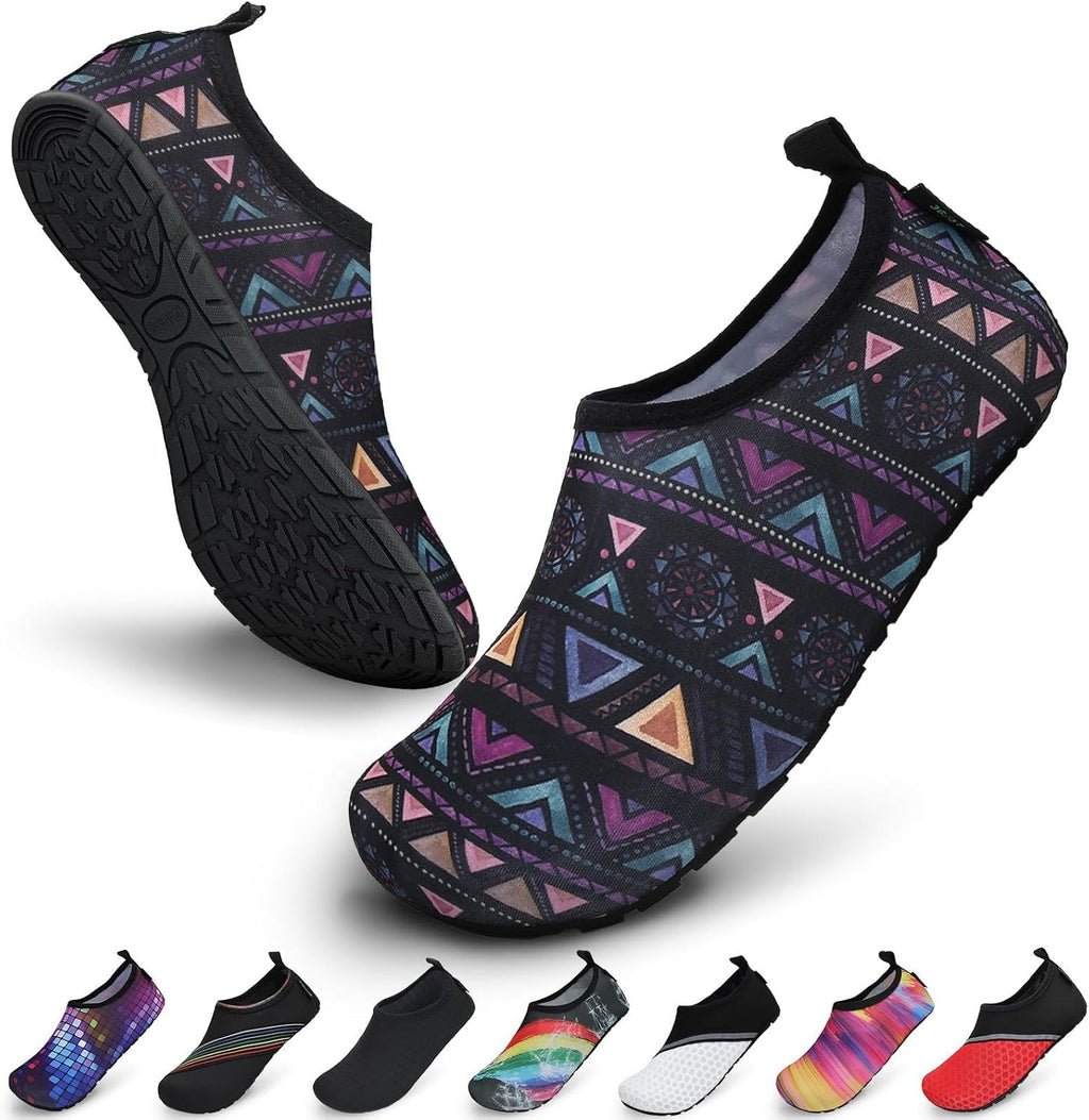 SAGUARO Chaussures Aquatiques Mixte – Séchage Rapide, Antidérapantes, Respirantes, Tailles 36 à 47 EU