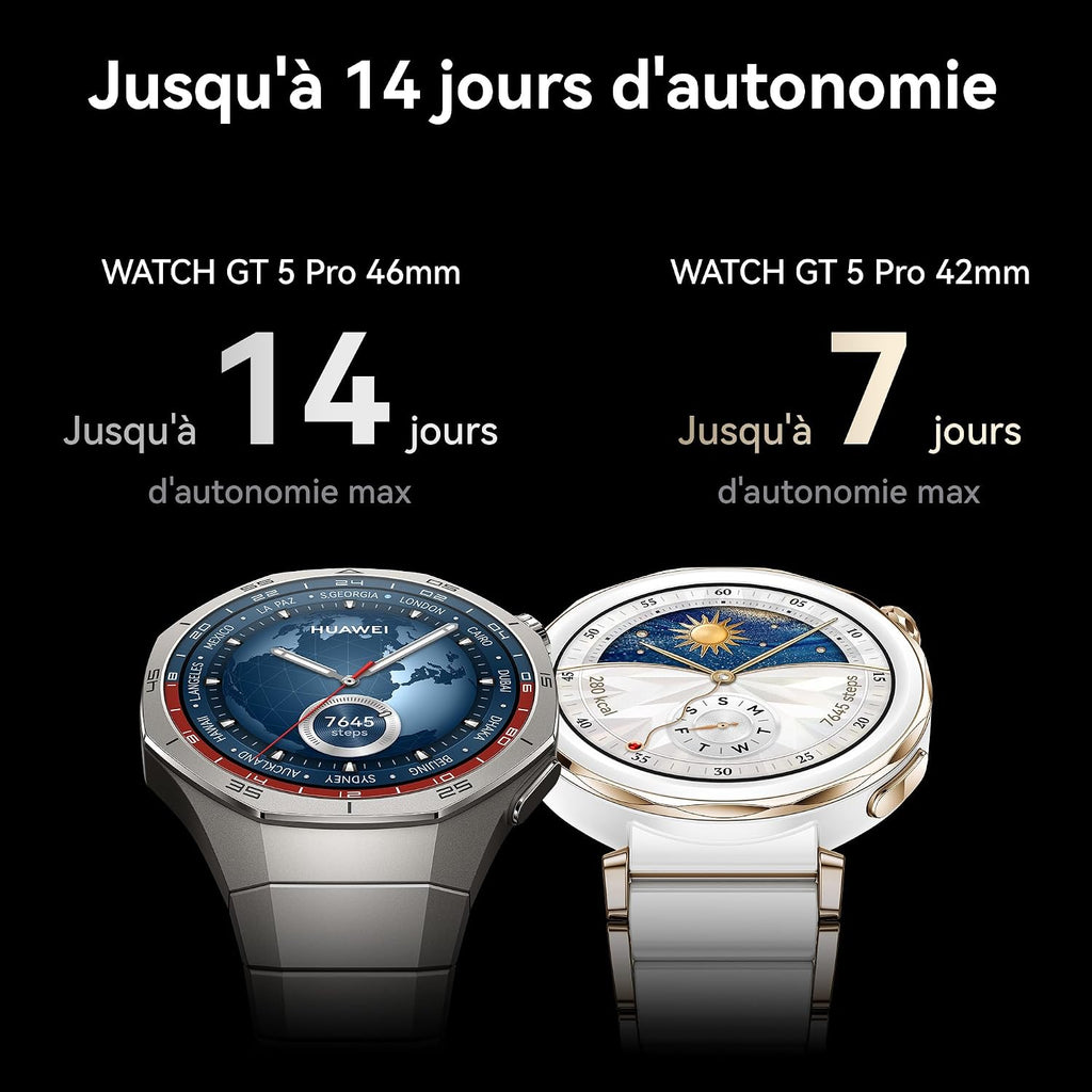 HUAWEI Watch GT 5 41mm Montre Connectée, Design aux Lignes épurées, Nouvelle expérience de Course à Pieds et de Cyclisme, Suivi de la santé, Jusqu'à 7 Jours d'autonomie, iOS & Android, Or